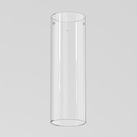 The Artika Outer glass cylinder replacement part, 310 mm, is a clear and transparent tube with smooth edges and a simple design. Suspended vertically against a light gray background. Final sale.