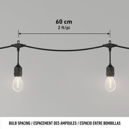 Guirlande lumineuse solaire Eclipse avec télécommande
