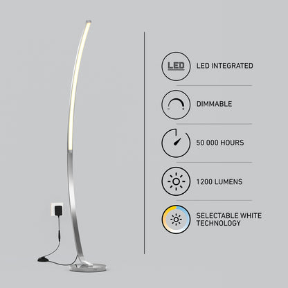 Lampadaire DEL Arc