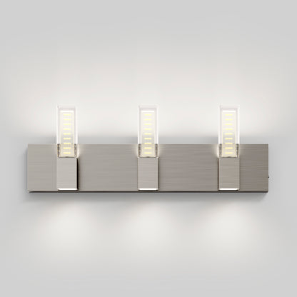 Hologram 24-in (61 cm) 3-Light Modern LED 5-CCT Vanity Light for Bathroom