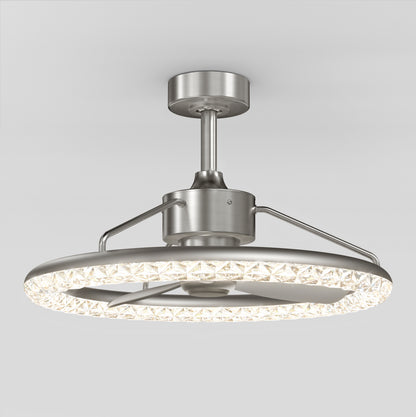 Carat 23" LED Modern Ceiling Fan with Remote Control