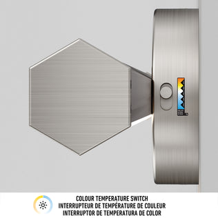 The Artika Ewen modern LED bathroom vanity light 5 CCT offers wall-mounted, adjustable color lighting for your mirror.