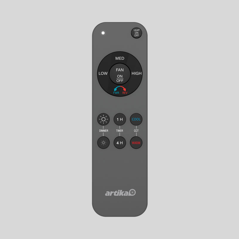 Replacement Remote Control for Ceiling Fans, Dark Grey