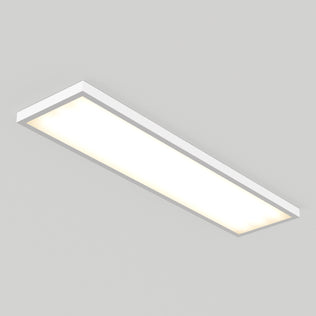 The Artika Skyshade smart RGB LED light panel features a white frame, glowing softly and perfect for modern ceiling lighting.