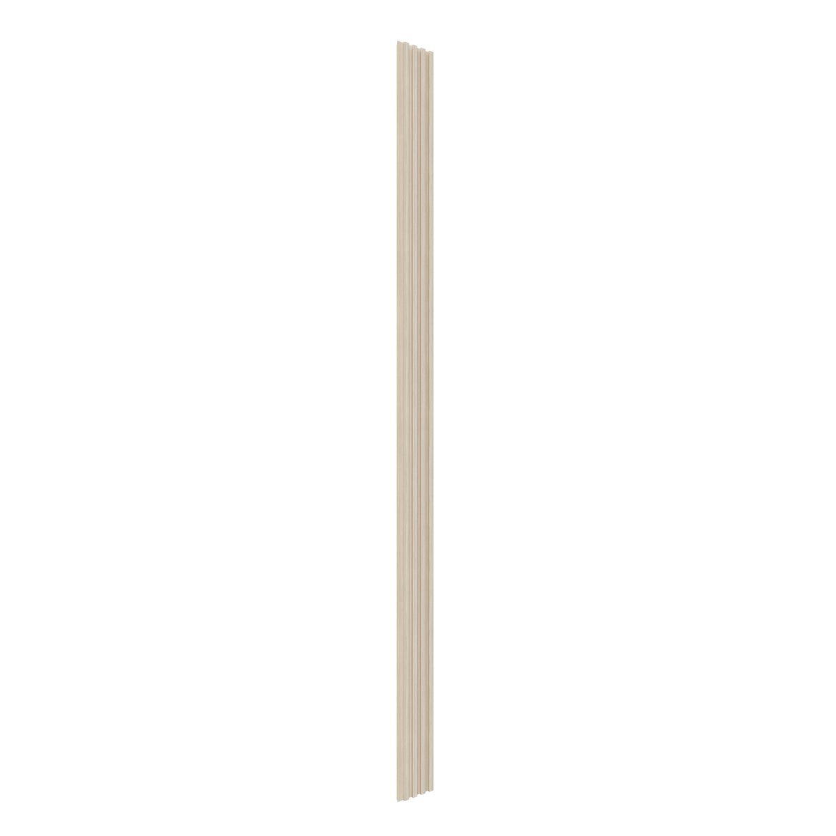 The Artika Panolok 30.67 ft wall panel kit (pack of 8) features single vertical light wood slats with grooved details, displayed against a plain white background.