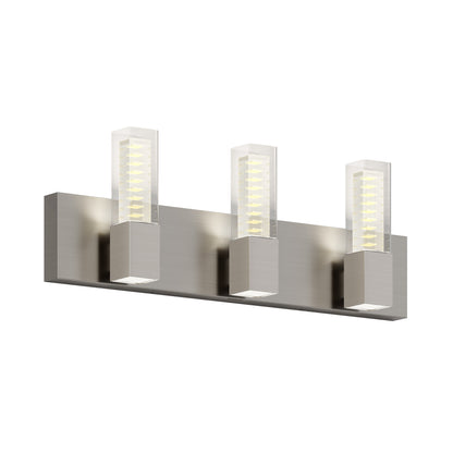 Hologram 24-in (61 cm) 3-Light Modern LED 5-CCT Vanity Light for Bathroom