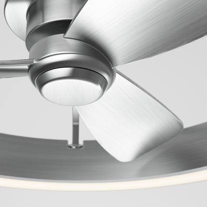 Edwin ventilateur moderne 25 po. à DEL - avec télécommande