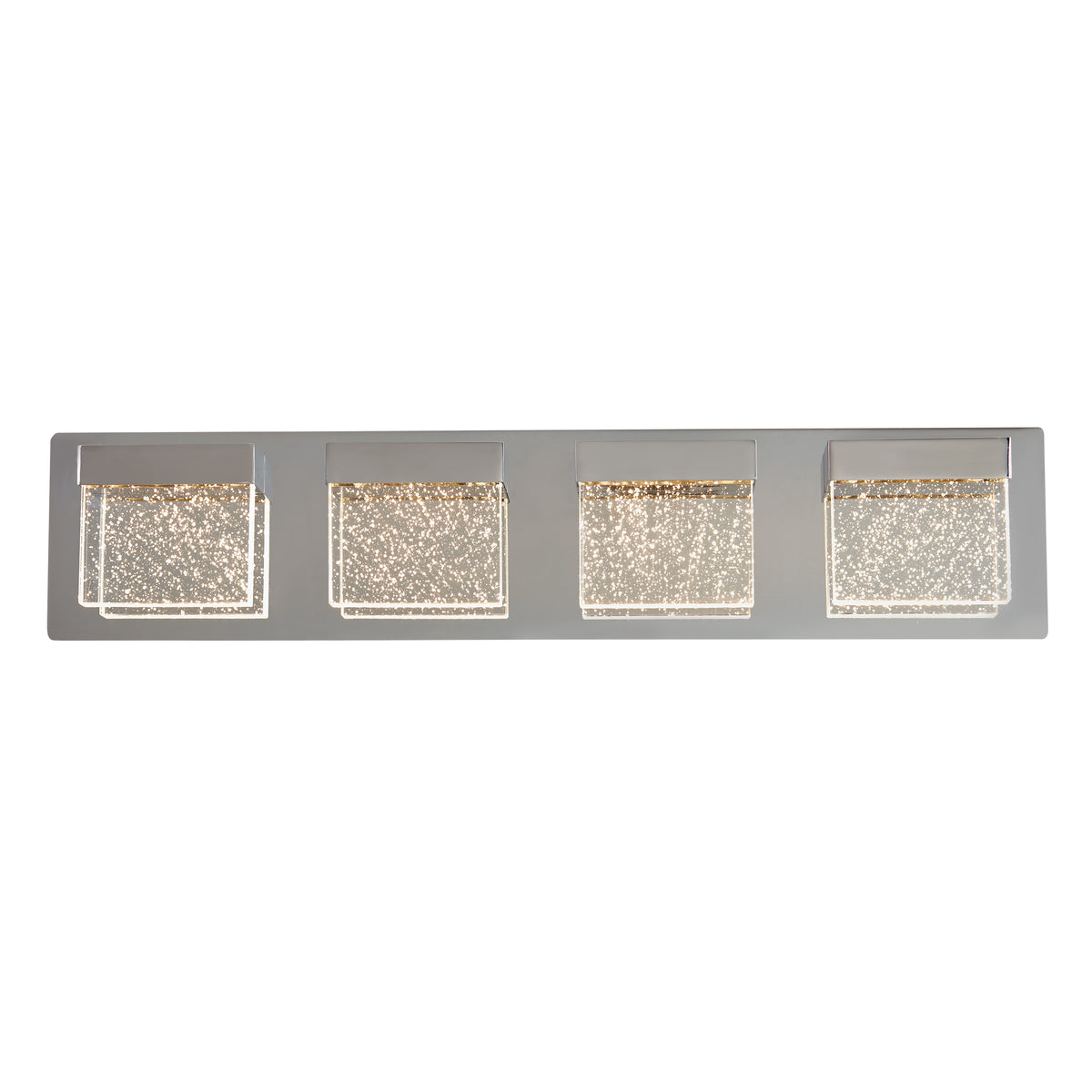 Bubble Cube 4-light LED bathroom vanity light