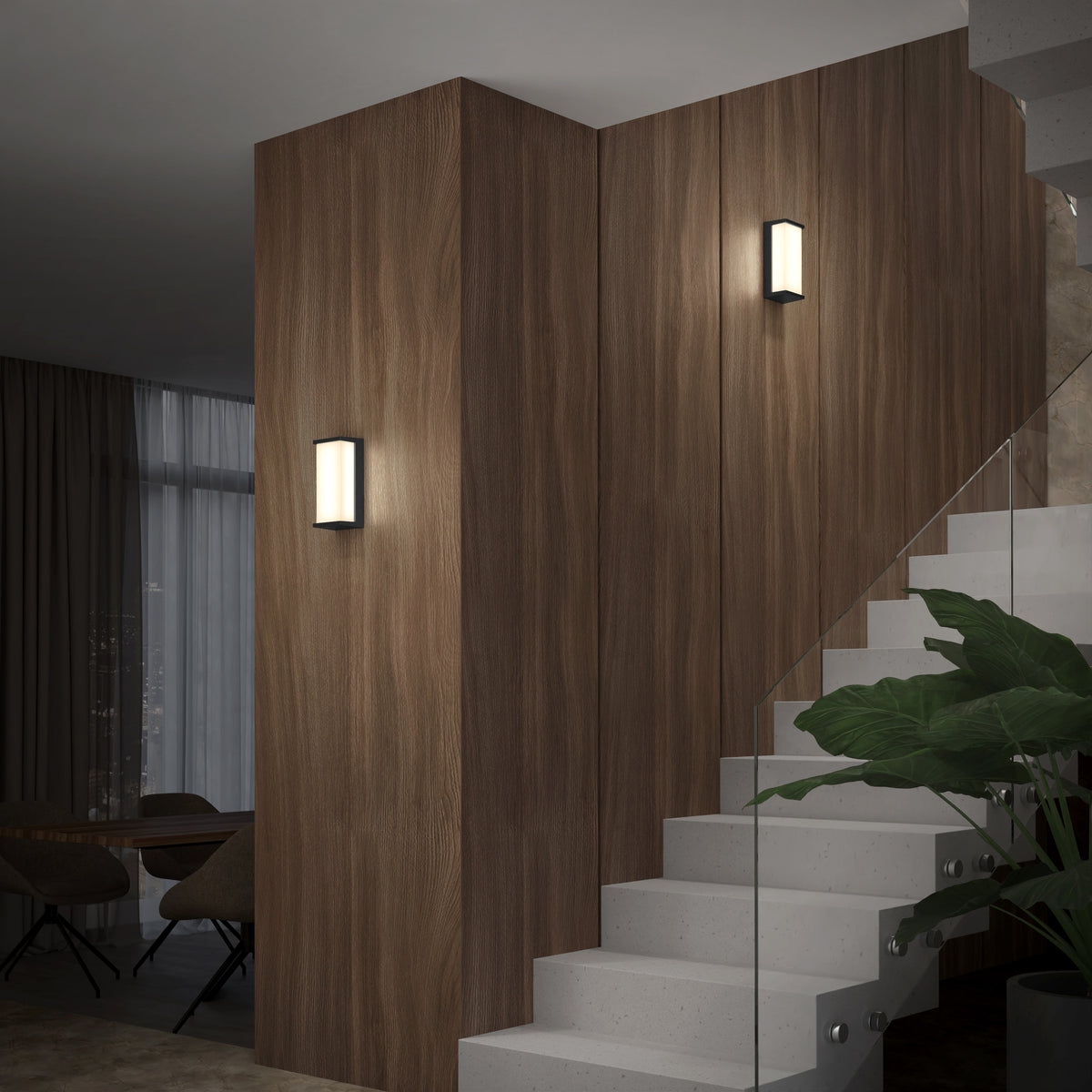 Faro modern LED indoor-outdoor wall light 3 CCT