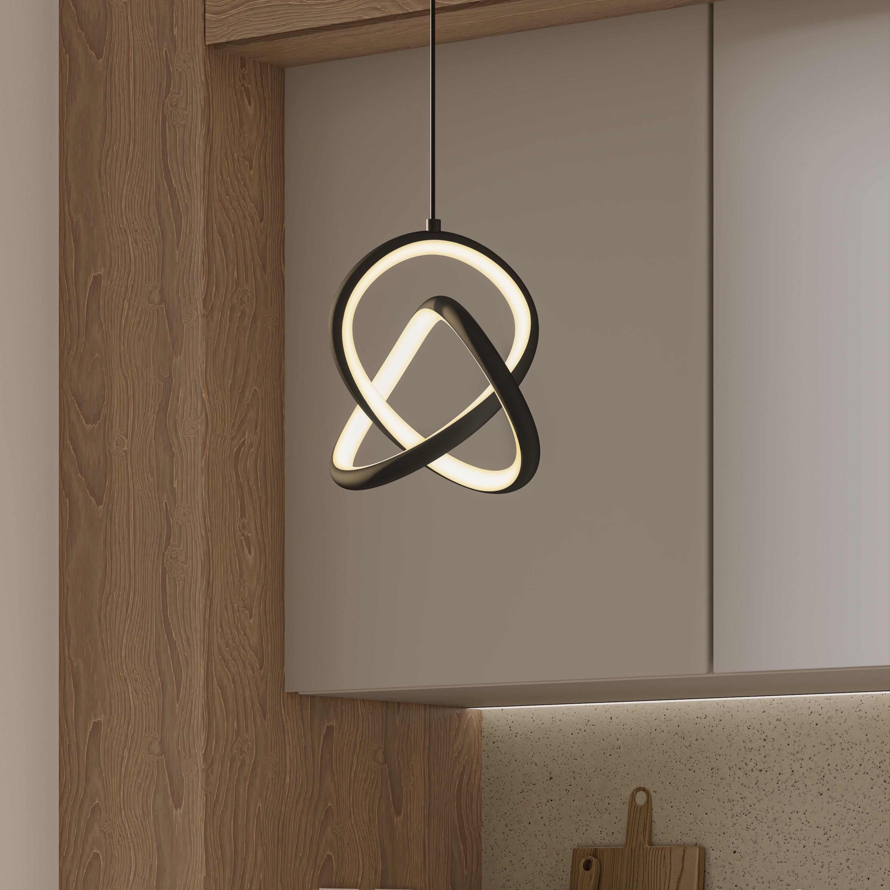 38explore × SOTE2023 38-KT SOTE ver. Zephyr modern LED pendant light 3 CCT black | Artika
