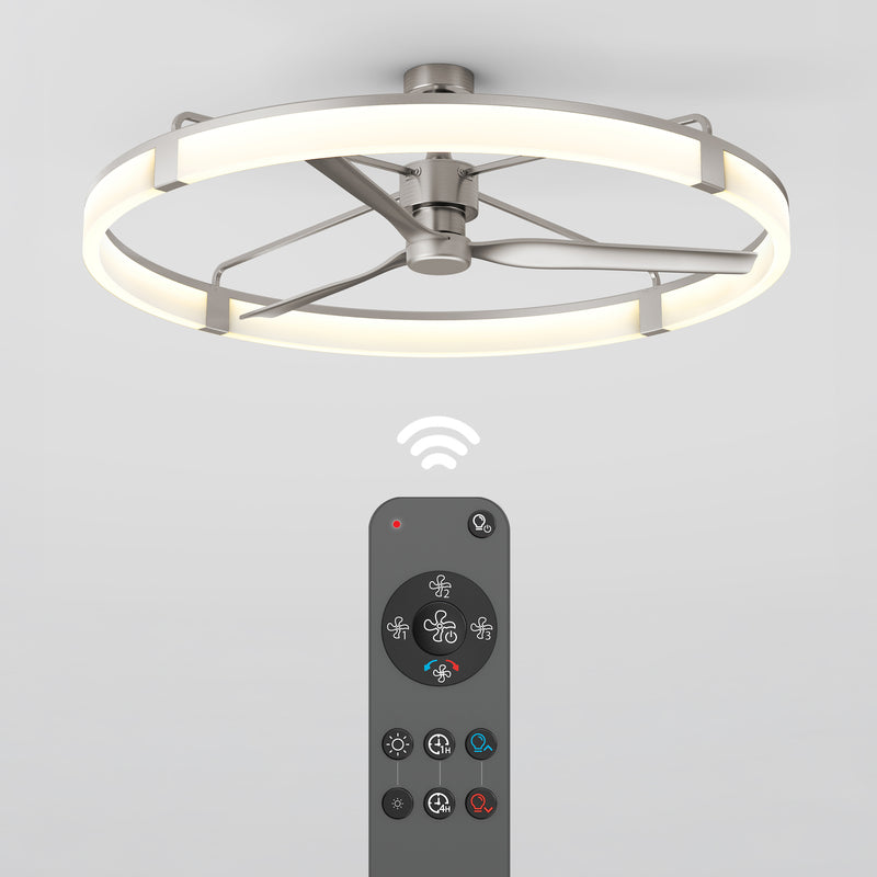 Sunnyvale 132 cm (52 po) DEL ventilateur de plafond avec télécommande