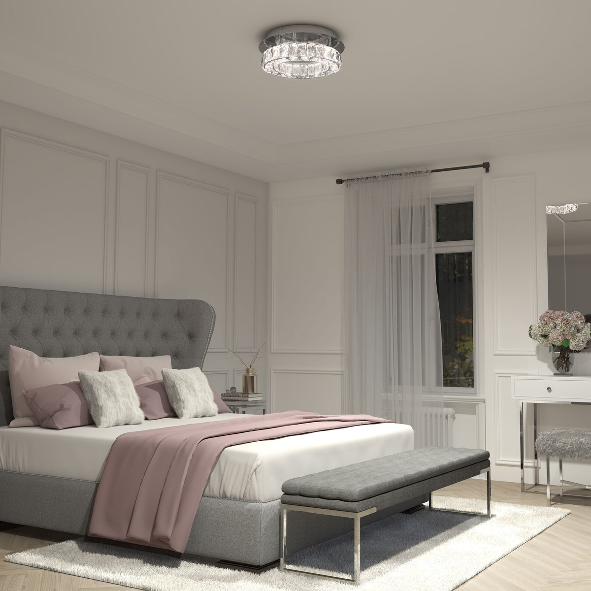 Celebrity LED flush mount light