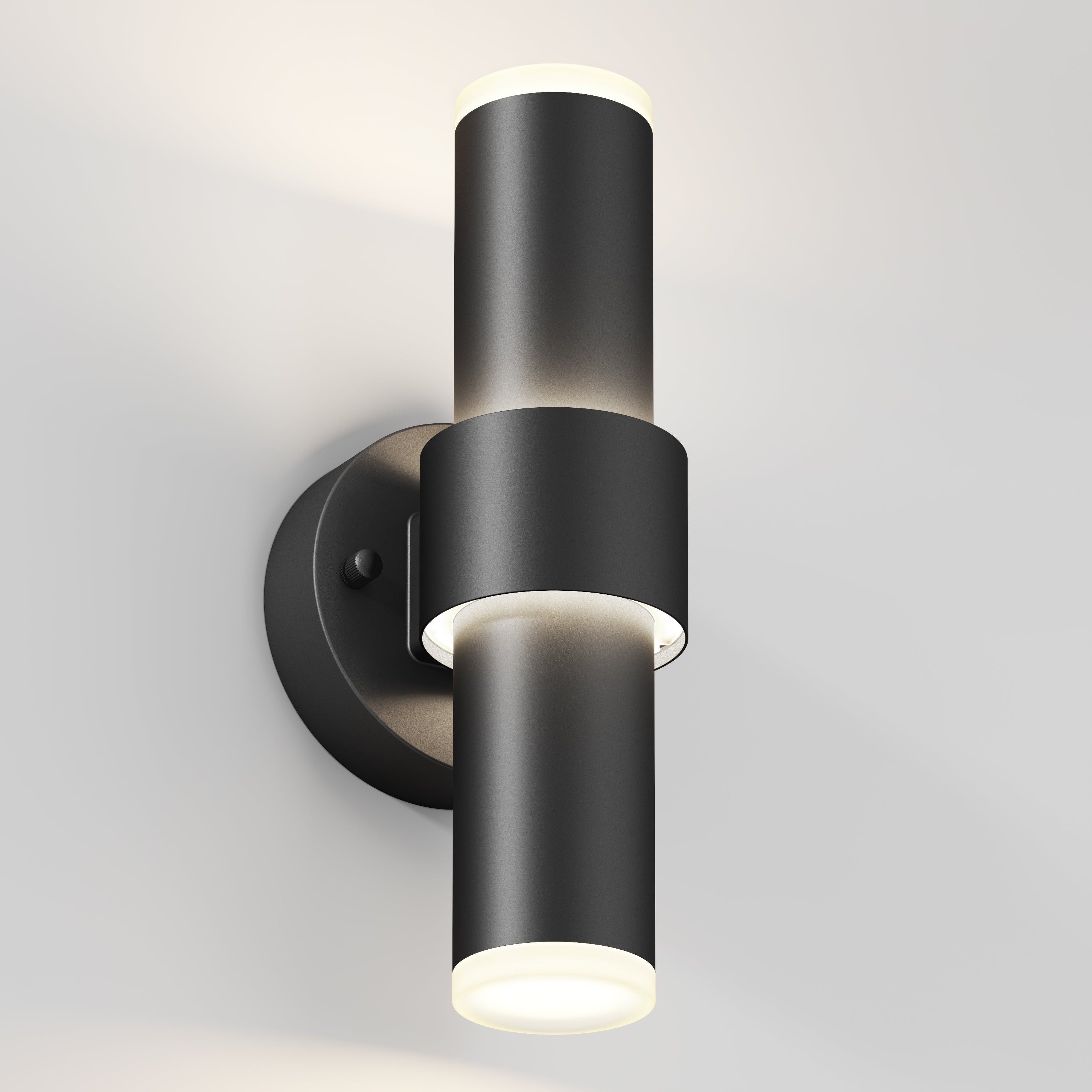 Dani modern LED indoor-outdoor wall light in Black | Artika Canada