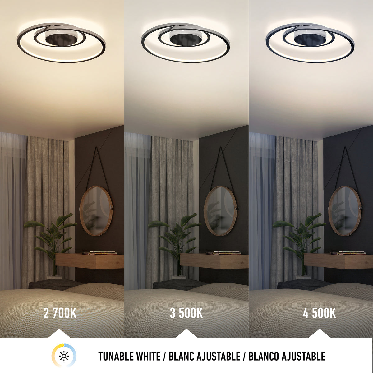 Salto 14 in. (36 cm) Modern LED Flush Mount Ceiling Light