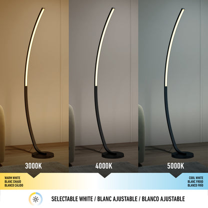 Lampadaire DEL Arc