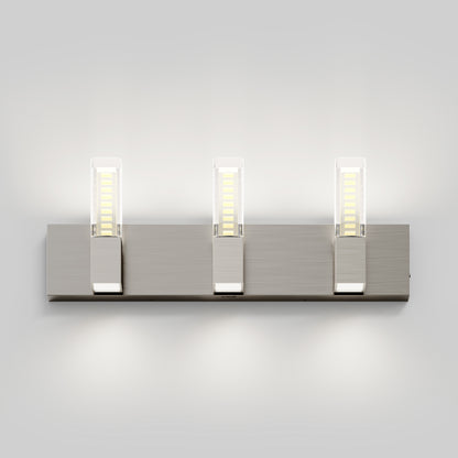 Hologram 24-in (61 cm) 3-Light Modern LED 5-CCT Vanity Light for Bathroom