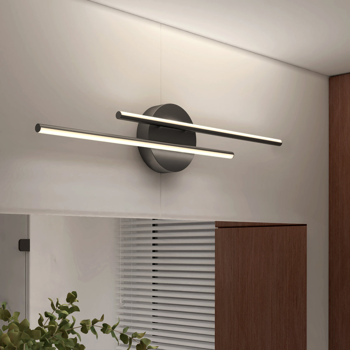 Cisco 27 pulg (69 cm) luminario de baño LED integrado 5 TCL para baño